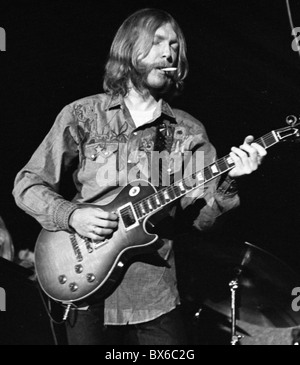 Die Allman Brothers Band spielen im Jubilee, Maifeiertag, 1971, University of North Carolina-Chapel Hill, Duane Allman Stockfoto