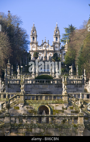 Santuario Nossa Senhora Dos Remedios, UNESCO-Weltkulturerbe, Lamego, Portugal, Europa Stockfoto