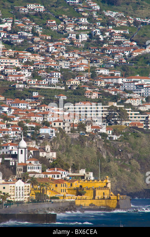 Blick über die alte Stadt von Funchal, Madeira, Portugal, Atlantik, Europa Stockfoto