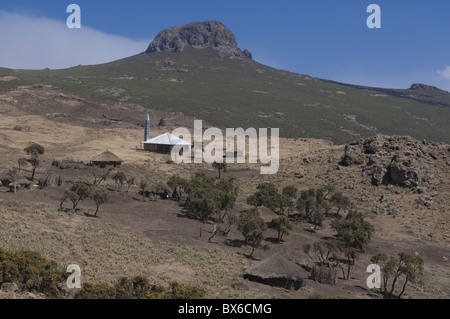 Moschee in Bale Mountains, Äthiopien, Afrika Stockfoto