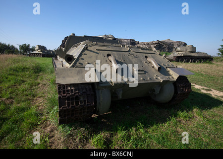 Fort-MO S-20 Orel, Museum der Befestigungen, Hlucin-Darkovicky, Russisch bauen tank Stockfoto