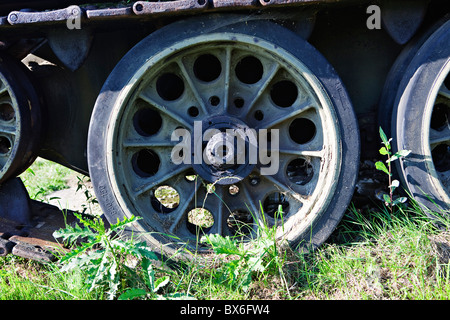 bauen Fort MO S-20 Orel, Museum der Befestigungen, Hlucin-Darkovicky, russische Panzer t-34 Stockfoto