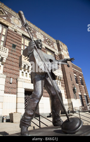 Statue von Elvis Presley in Shreveport, Louisiana, Vereinigte Staaten von Amerika, Nordamerika Stockfoto