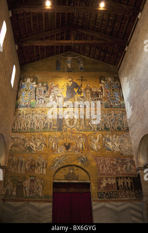 Domesday Mosaiken des jüngsten Gerichts, Kathedrale Santa Maria Assunta, Lagune von Venedig, UNESCO-Weltkulturerbe, Italien Stockfoto