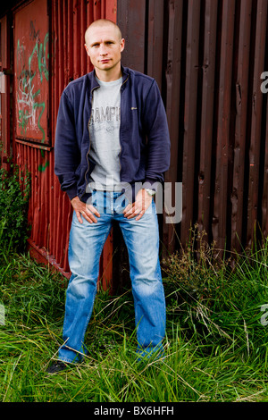 Lukas Konecny, Profi-Boxer, Sportler, EBU-Europameister Stockfoto