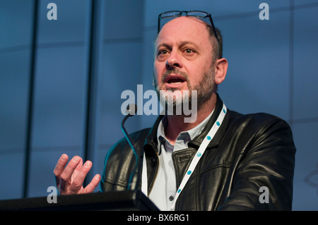 Australische Wissenschaftler, Autor und Klimatologe, Doktor Tim Flannery bei einer Konferenz in Melbourne 29. November 2010 Stockfoto