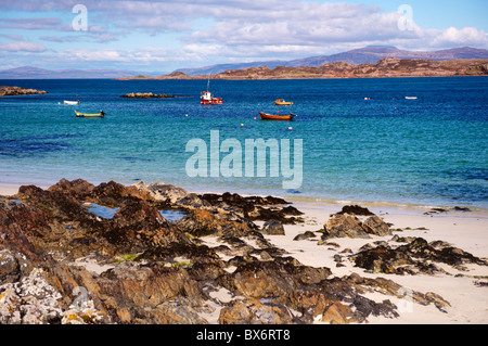 Kleine Boote, Isle of Iona, Inneren Hebriden, Schottland, Vereinigtes Königreich, Europa Stockfoto