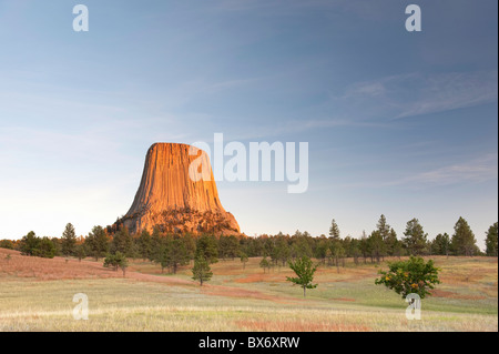 Des Teufels Tower National Monument, Wyoming, USA Stockfoto