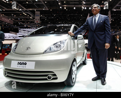 Naval Ratan Tata Tata Nano, Auto Stockfoto