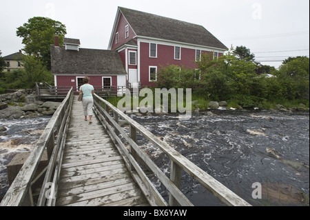 Alten Woolen Mill Museum, Barrington, Nova Scotia, Kanada, Nordamerika Stockfoto