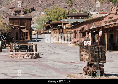 Calico Ghost Town in der Nähe von Barstow, Kalifornien, Vereinigte Staaten von Amerika, Nordamerika Stockfoto