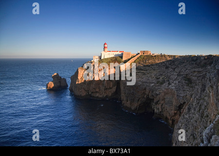 Cabo de Sao Vicente (Soutwesternmost Punkt Europas), Sagres, Algarve, Portugal Stockfoto