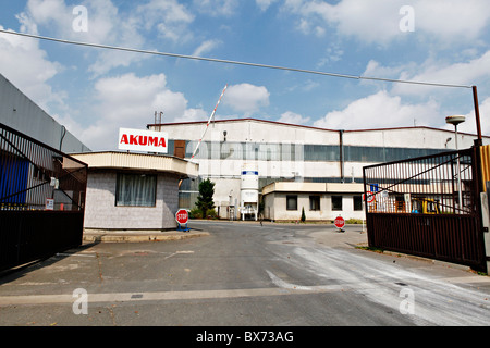 Akuma, Logo, Gebäude Stockfoto
