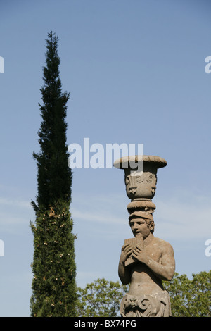 Garten im Palazzo Farnese in Caprarola, Italien Stockfoto