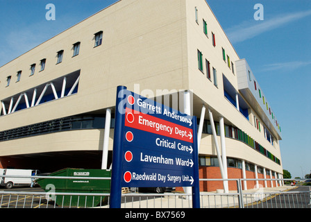 Garrett Anderson A & E-Abteilung von Ipswich Krankenhaus Suffolk UK Stockfoto