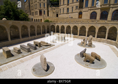 Ausgrabungen in der Nähe von Maiden Tower, Baku, Aserbaidschan, Zentral-Asien, Asien Stockfoto
