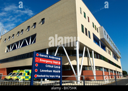 Garrett Anderson A & E-Abteilung von Ipswich Krankenhaus Suffolk UK Stockfoto