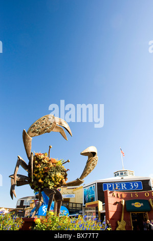 USA, California, San Francisco Fishermans Wharf, Pier 39, Souvenirläden Stockfoto