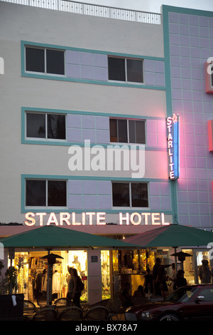 Starlite Hotel Im Art Deco Viertel Von Miami Stockfotografie Alamy