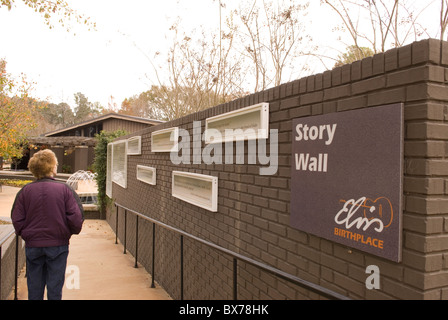 Elvis Presley Birthplace Museum und Kapelle Tupelo Mississippi USA Stockfoto