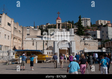 Kirche von St. Gabriel in Nazareth. Stockfoto