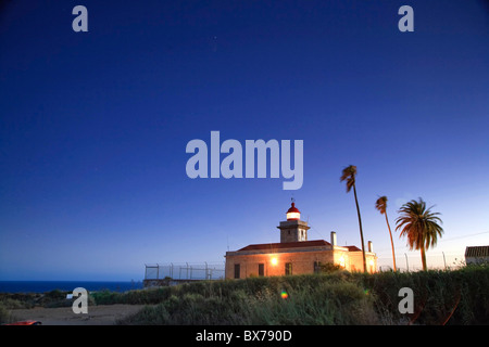 Leuchtturm, Ponta da Piedade, Lagos, Algarve, Portugal Stockfoto