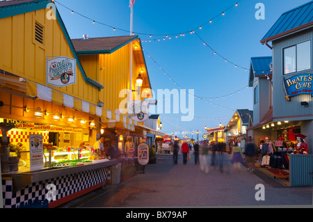 Old Fishermans Wharf, Monterey, California, Vereinigte Staaten von Amerika, Nordamerika Stockfoto