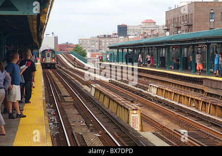 Szenen aus rund um die schöne Nachbarschaften von New York City Stockfoto