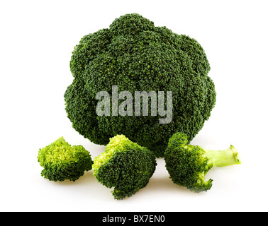 Brokkoli (Brassica Oleracea) Stockfoto