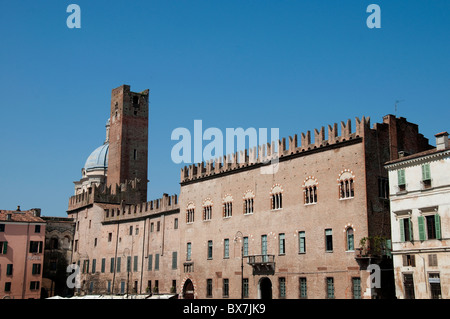 Die mittelalterliche Stadt Mantua in Norditalien Lombardei Stockfoto