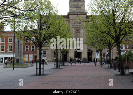 Derby-Guildhall am Marktplatz Stockfoto