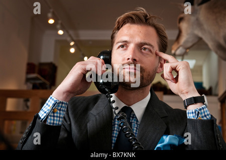 Schneider für Lodger Footwear - Norton und Söhne - Patrick Grant Stockfoto