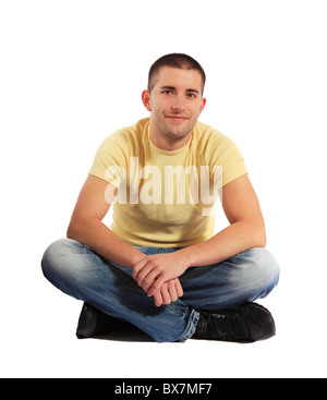 Attraktiver junger Mann. Stockfoto