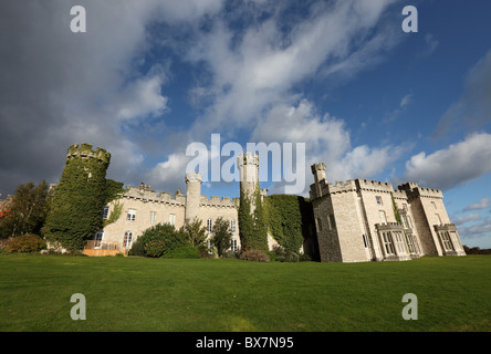 Ostansicht Bodelwyddan Burg in der Nähe von Bodelwyddan Denbighshire Nord-Wales Stockfoto