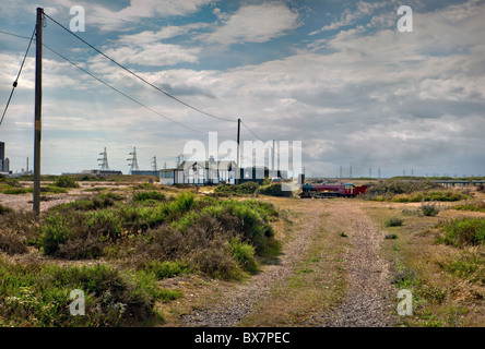 Romney Hythe und Dymchurch Feldbahn-Lokomotive, Dungeness Stockfoto