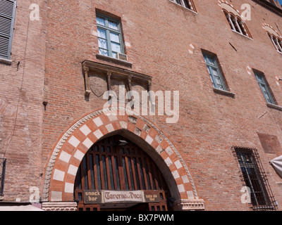 Die mittelalterliche Stadt Mantua in Norditalien Lombardei Stockfoto