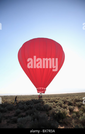 Hot Air Balloon, Rio Grande Valley, Los Lunas, New Mexico, USA Stockfoto