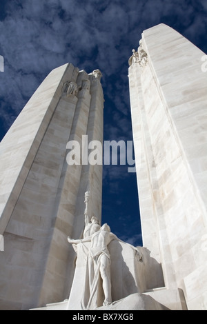 Vimy Erster Weltkrieg Kriegerdenkmal in Frankreich Stockfoto