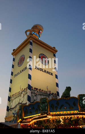 Oktoberfest Bier Zelt Werbung Stockfoto