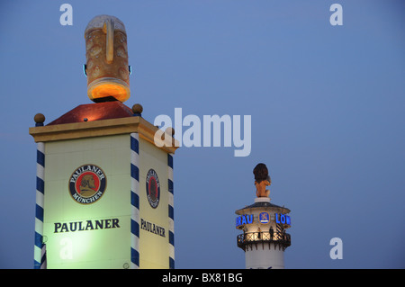 Oktoberfest Bier Zelt Werbung Stockfoto