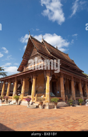 Vientiane Laos Wat Si Saket (Sisaket) Stockfoto