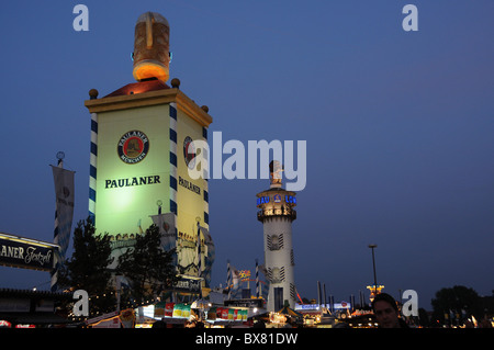 Oktoberfest Bier Zelt Werbung Stockfoto