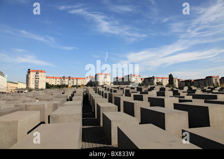 Das Denkmal für die ermordeten Juden Europas in Berlin, Deutschland; Denkmal Für Die Ermordeten Juden Europas Stockfoto