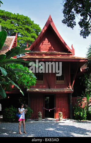 Jim Thompson traditionelle Thai-Haus, Pathum Wan District, Bangkok, Thailand Stockfoto