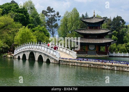 Black Dragon Pool Park, Lijiang, Yunnan, China Stockfoto