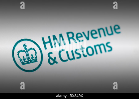 UK Steuern hm Revenue & Zoll logo Stockfoto