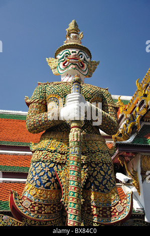 "Yaksha" mythische bewachen, Grand Palace, Rattanakosin-Insel, Bangkok, Thailand Stockfoto