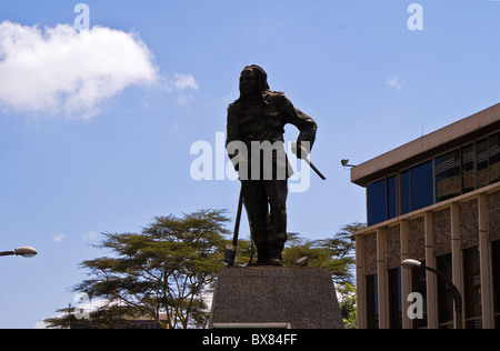 Statue von Dedan Kimathi Stockfoto