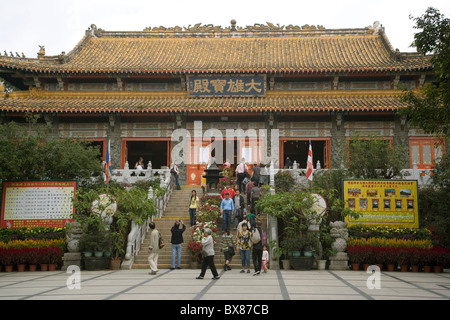 China Hong Kong Lantau Po Lin Kloster Stockfoto