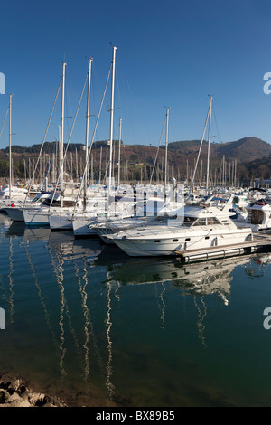 Hafen von Zumaia, Gipuzkoa, Spanien Stockfoto